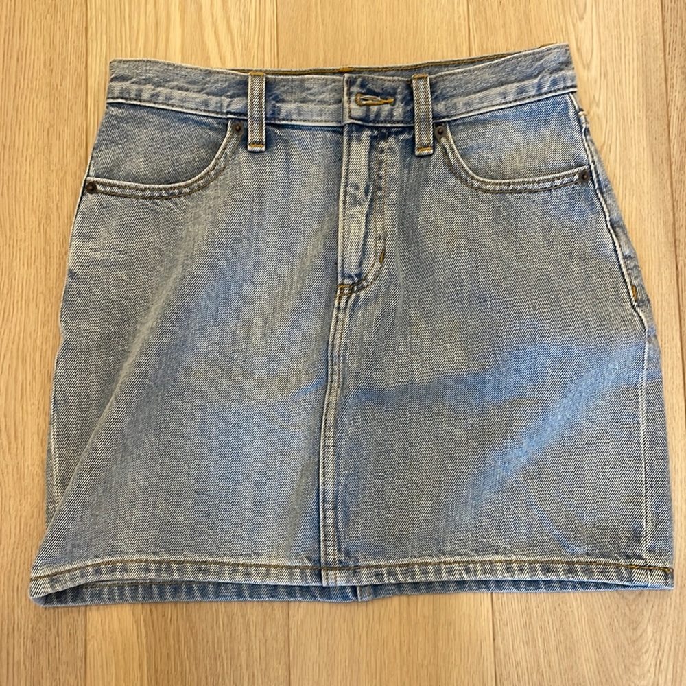 TNA Denim mini skirt, size 4